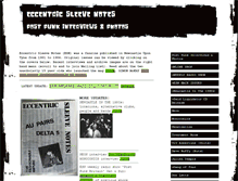 Tablet Screenshot of eccentricsleevenotes.com